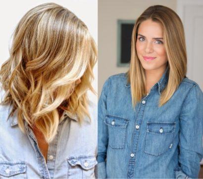 corte long bob para loiras