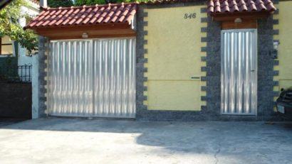 portao de aluminio para garagem residencial