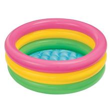 piscina redonda para bebê colorida