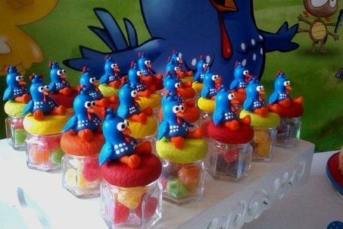 docinhos em vidrinho galinha pintadinha para lembrancinha de aniversario 1 ano