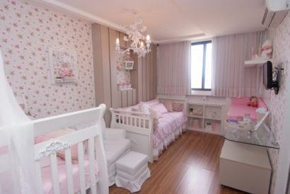 quarto de bebe floral