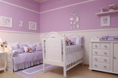 Quarto de Bebê Menina Lilás