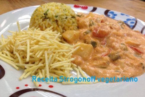 Receita Strogonoff vegetariano 490x327