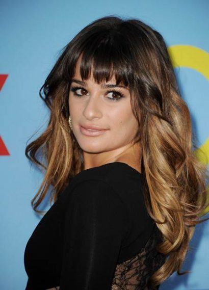 at the premiere of Fox Television's "Glee" at Paramount Studios on September 12, 2012 in Los Angeles, California.