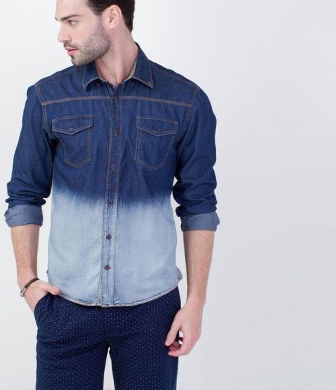 camisa masculina jeans 490x568