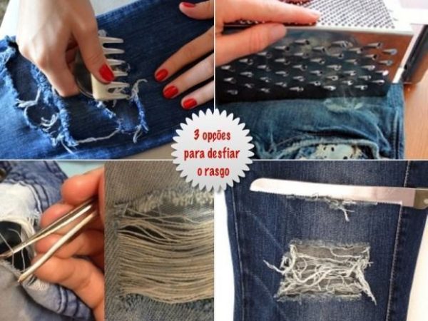 Como fazer rasgos nas calças e ficar na moda