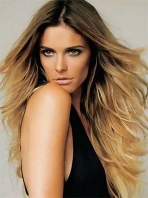 cortes de cabelo degrade com mechas californianas