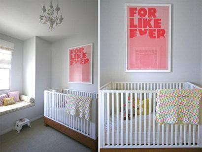 quartos de bebês decoração moderna simples