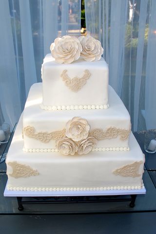 bolo de casamento com pasta americana 1