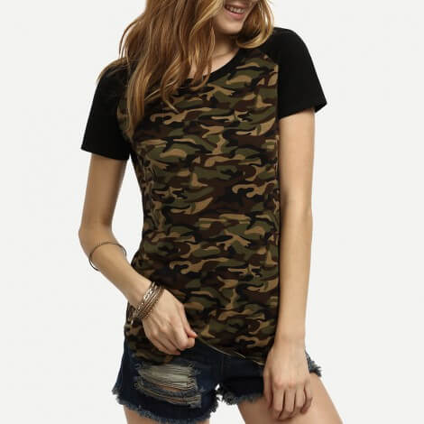 camisa camuflada feminina 4