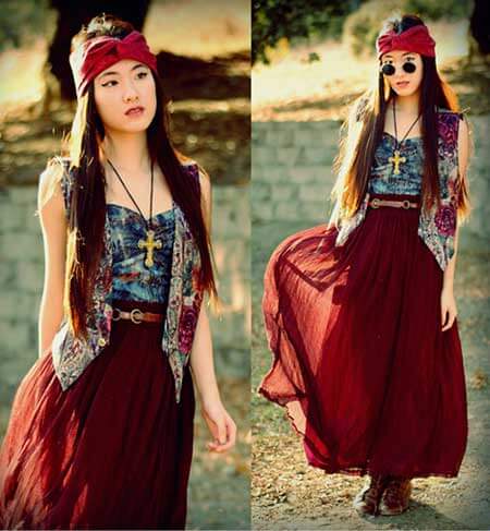 moda hippie feminina 4