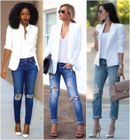 blazer feminino com calca jeans 3