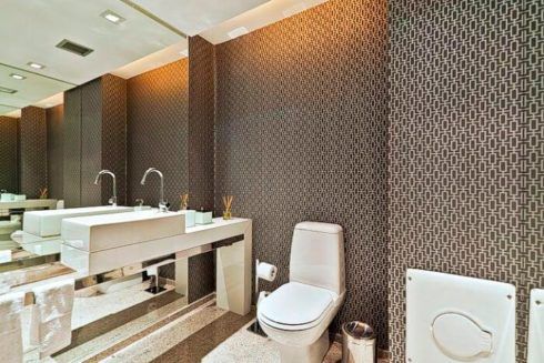 papel de parede geometrico para lavabo 1 490x327