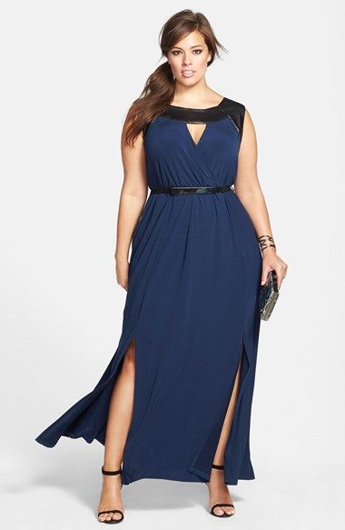 vestido simples plus size 1