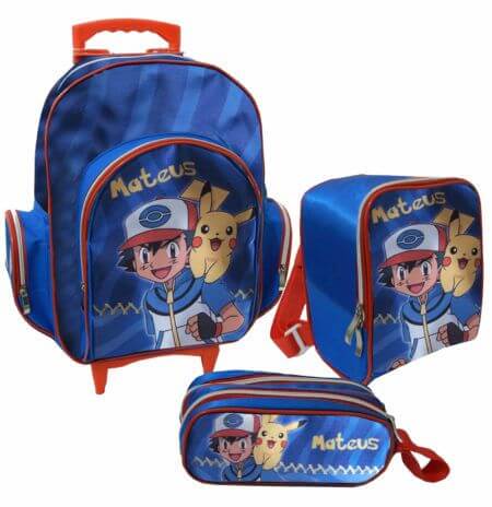 mochila escolar com rodinhas de menino