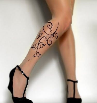 tatuagens femininas na perna 3