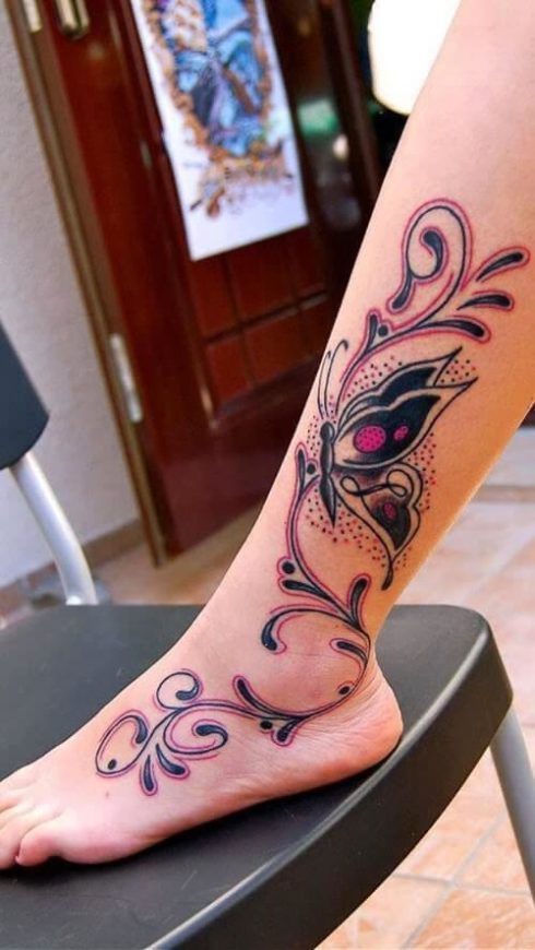 tatuagens femininas na perna 4 490x870