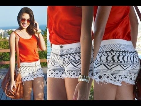 shorts estampa etnica 1