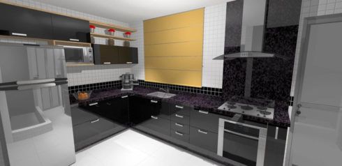 cozinha planejada em l com cooktop 490x238