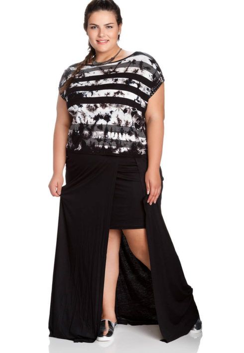 saia longa de malha plus size 490x708