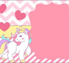 convite unicornio cha de bebe 2