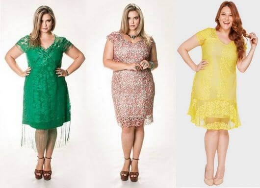 Vestido Plus size Curto, Modelos e Looks perfeitos