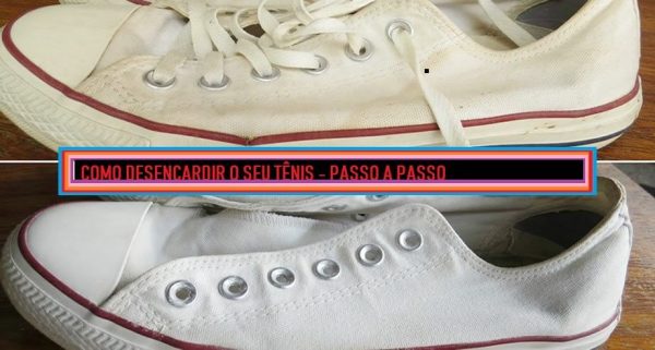 como desencardir tenis branco