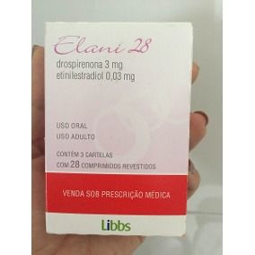 Anticoncepcional Eliani 28 para não menstrual