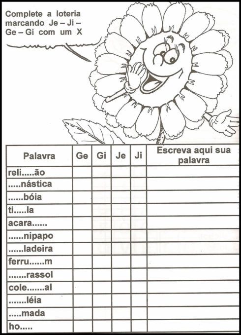 Ditado de palavras 4º ano