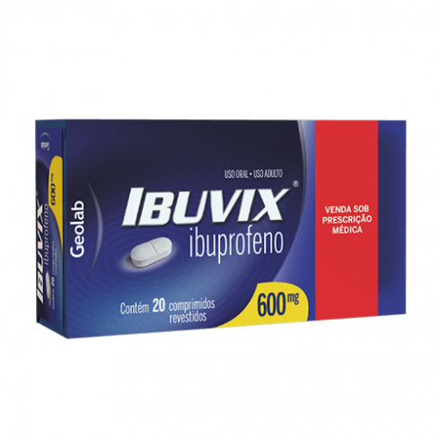 Anti inflamatório Ibuvix 600 mg 490x490