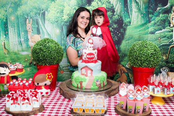 Decoração Festa Chapeuzinho Vermelho de Aniversário infantil