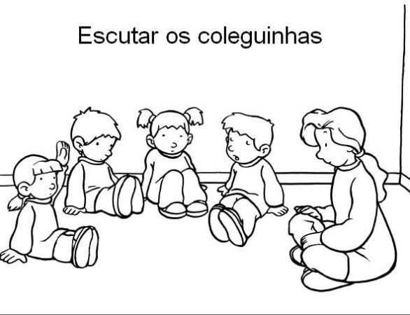 Regrinhas e combinados para imprimir para Educação Infantil