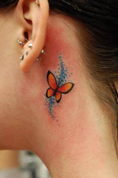 tatuagem borboleta atras da orelha 3 490x737