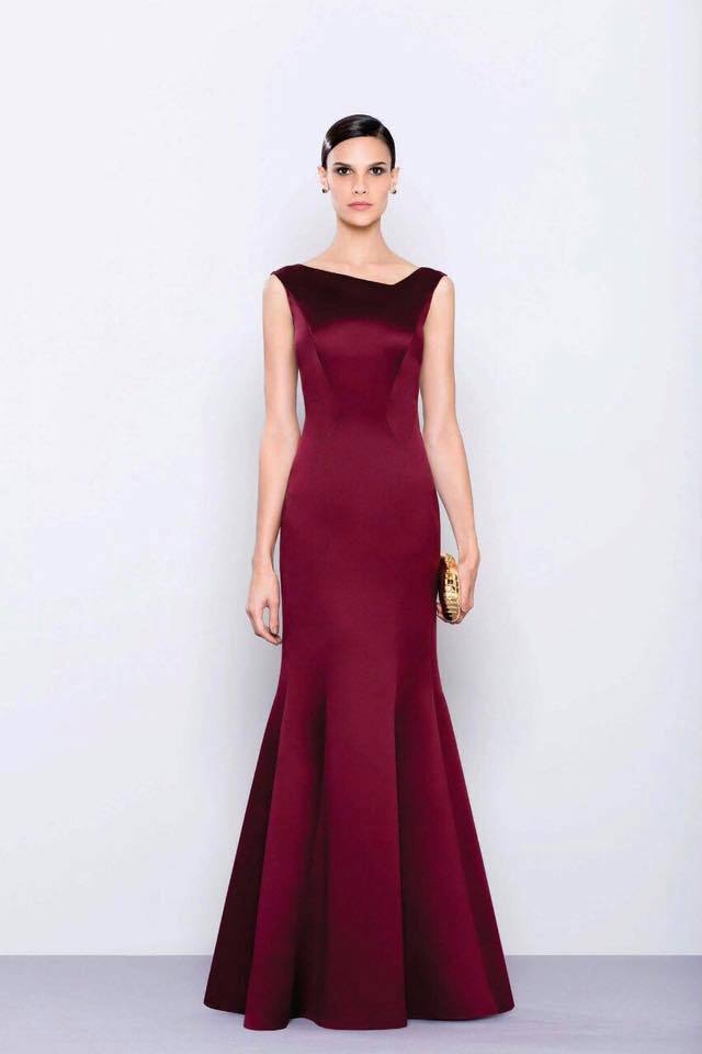 vestido marsala longo 2