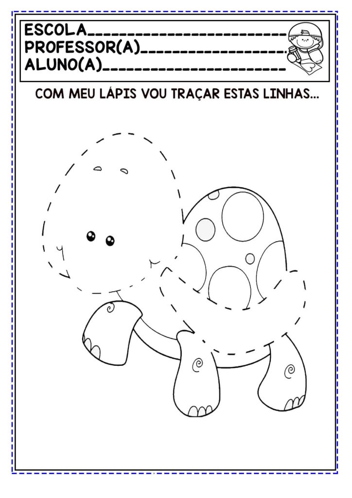 Desenhos de Coordenação Motora para Imprimir, atividades