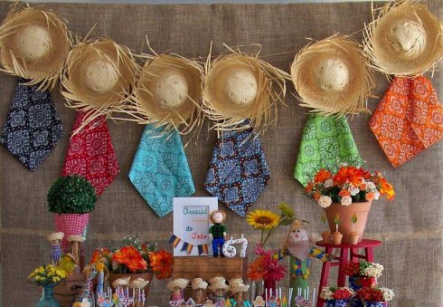 chapeu para decoracao de festa junina 490x339